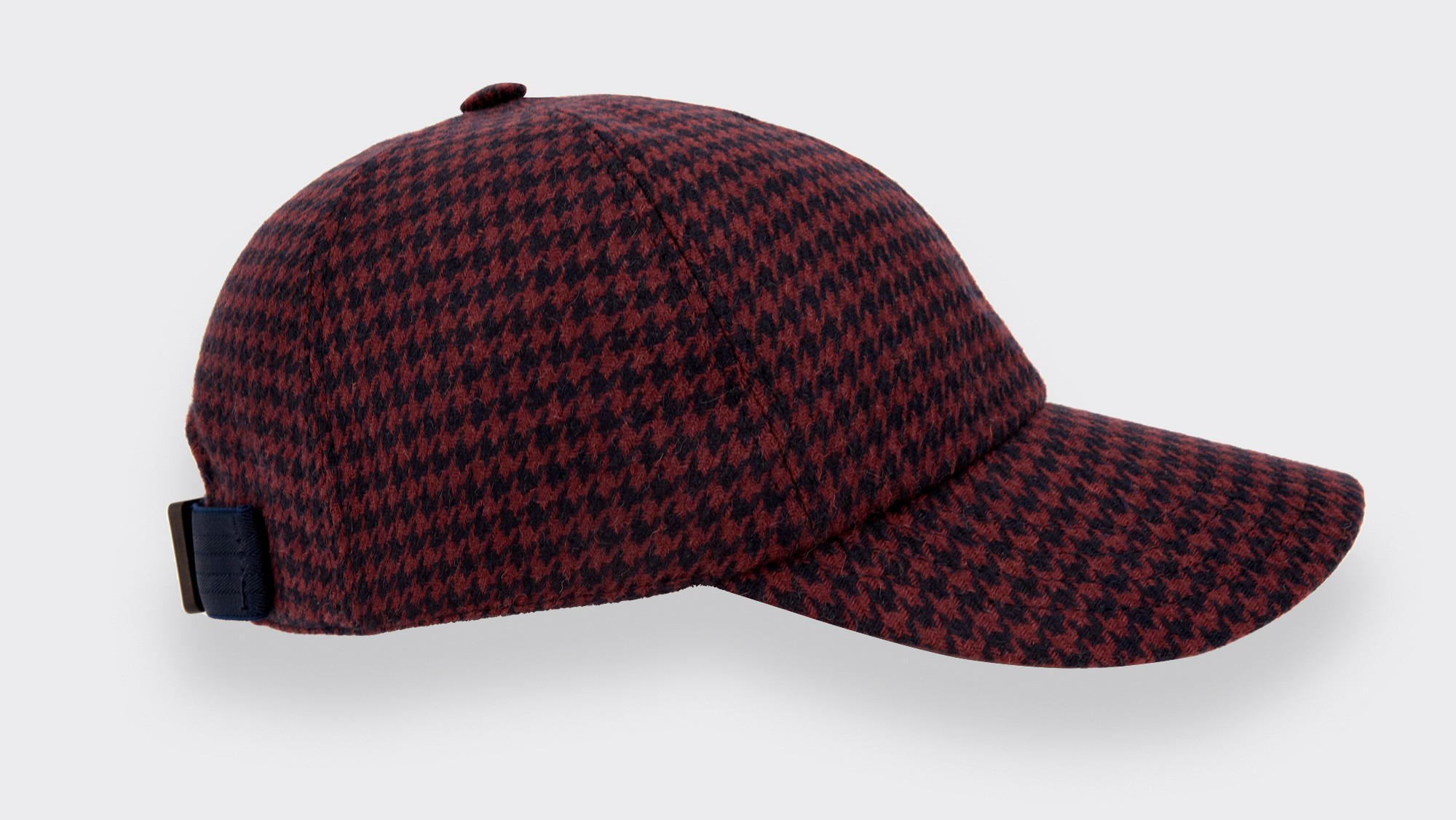 Cinabre Paris n°3 Houndstooth Cap - Made in France