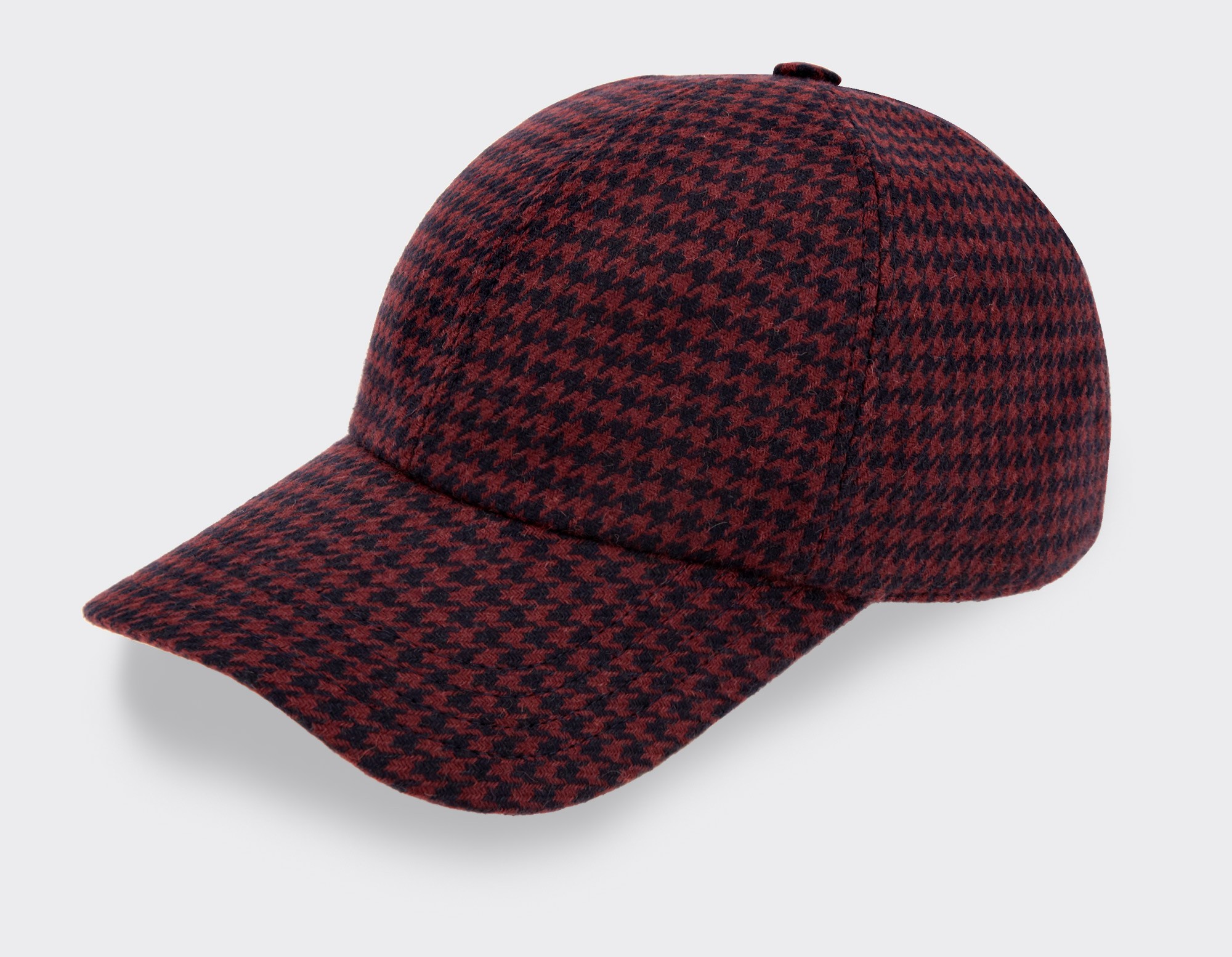 Cinabre Paris n°3 Houndstooth Cap - Made in France