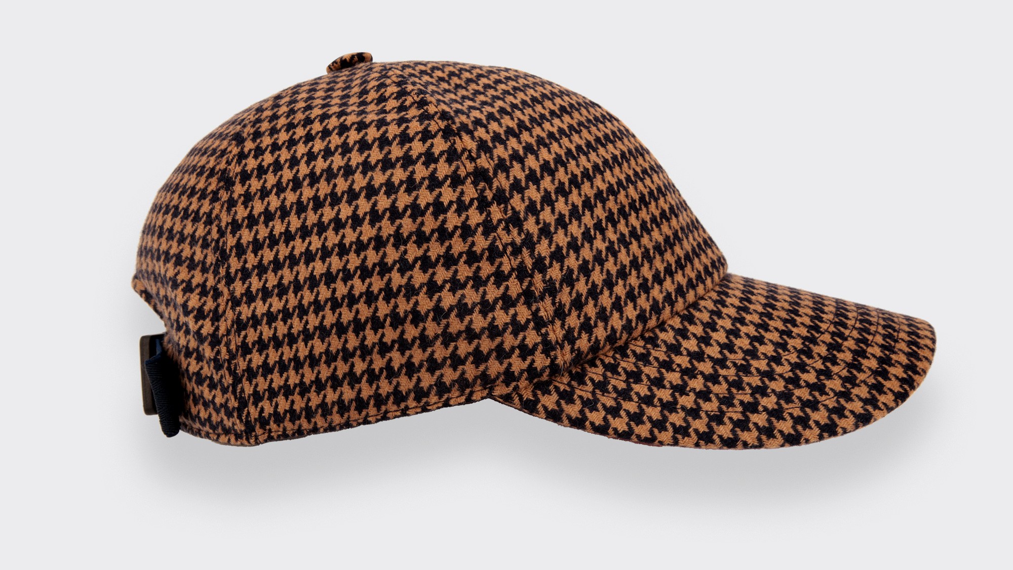 n°4 Houndstooth Cap Cinabre Paris - Made in France