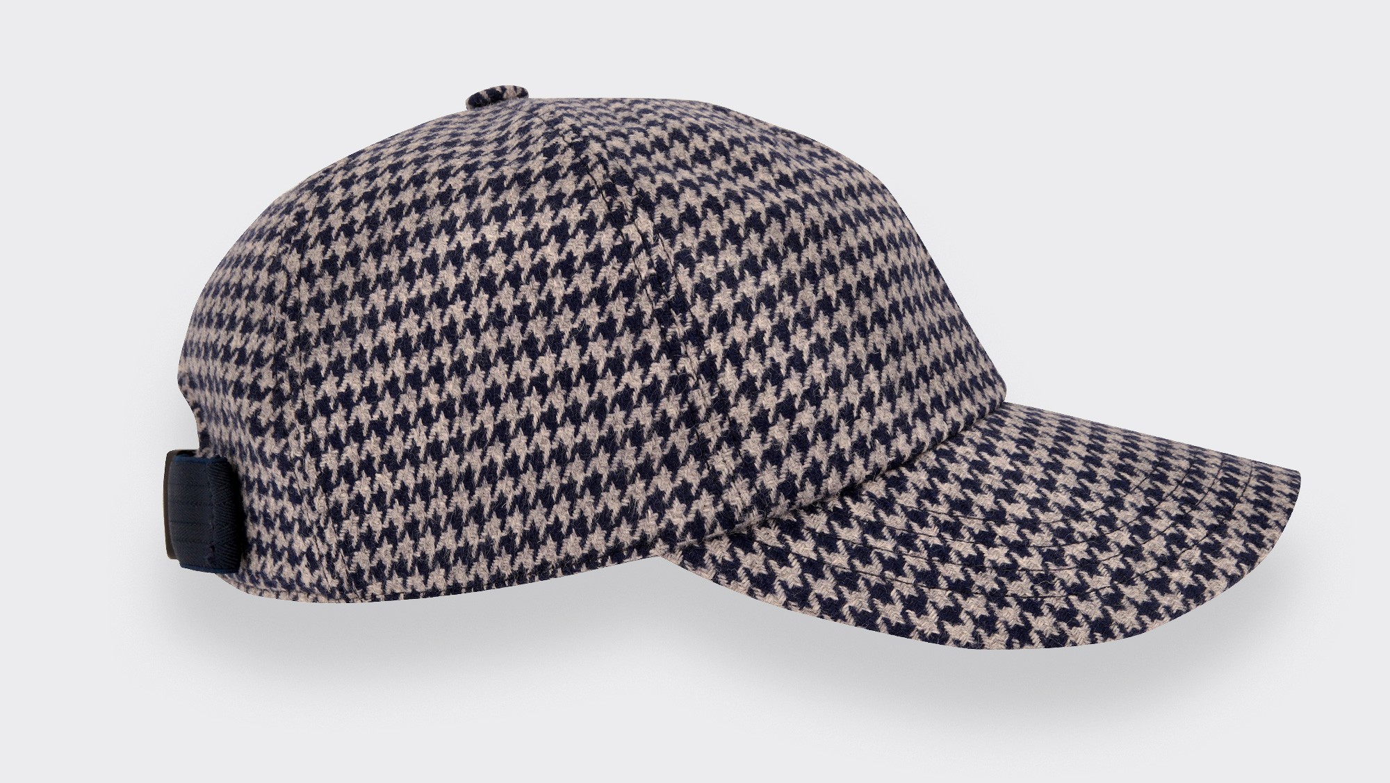 Cinabre Paris N°5 Houndstooth Cap - Made in France