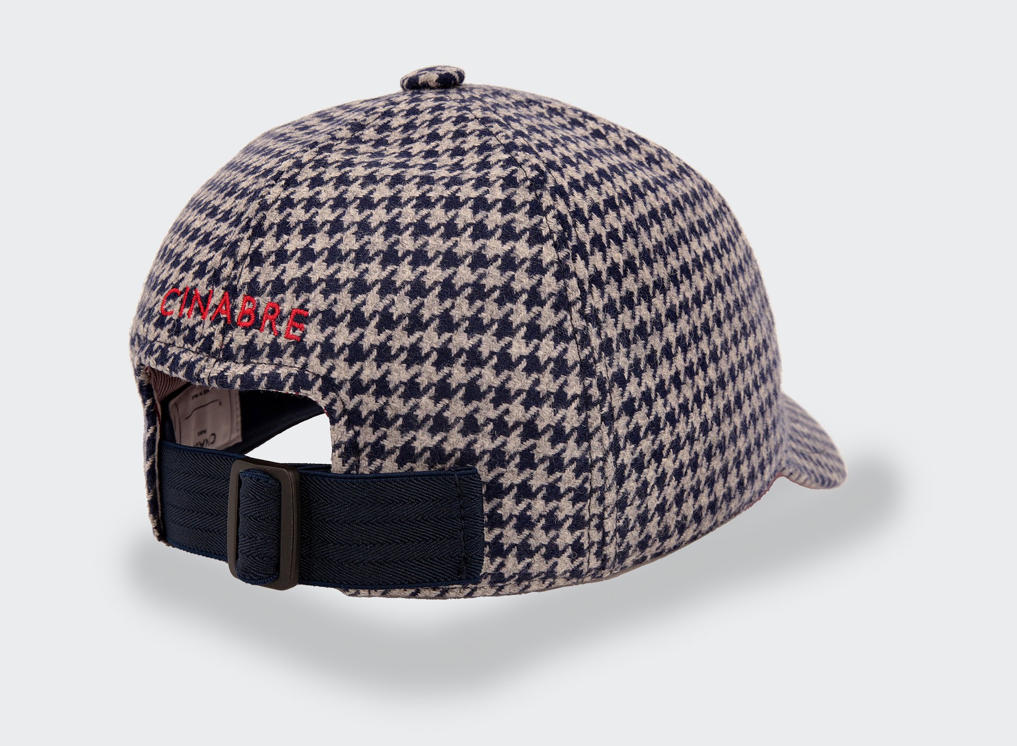 Casquette Pied de Poule n°5 Cinabre Paris - Made in France