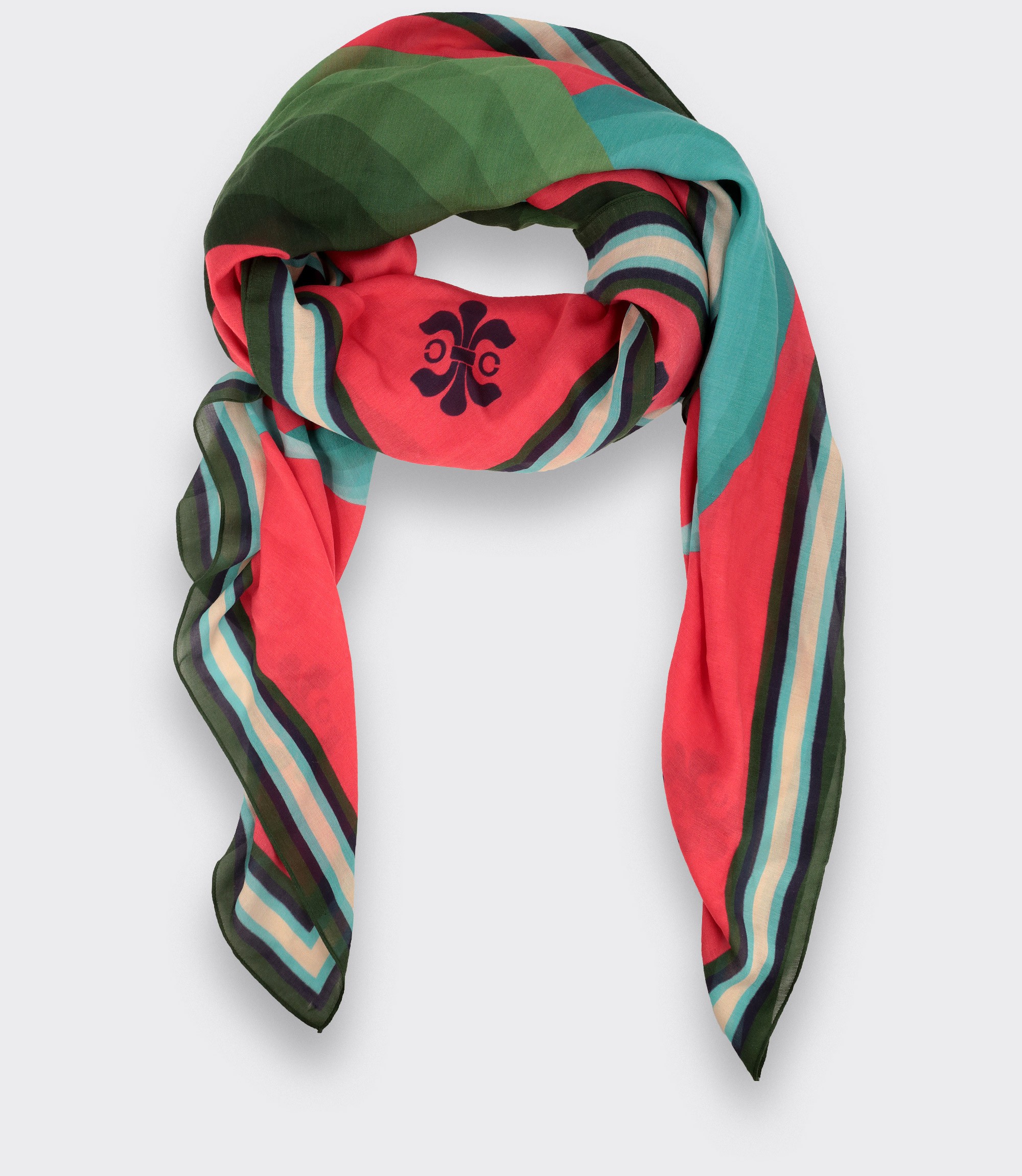 Coral Cité Bergère Scarf - Cinabre Paris