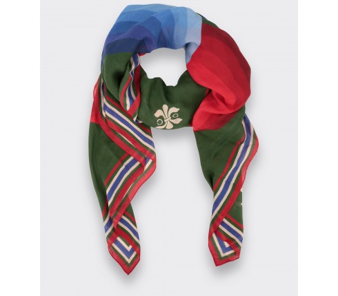 Khaki Cité Bergère Scarf - Cinabre Paris