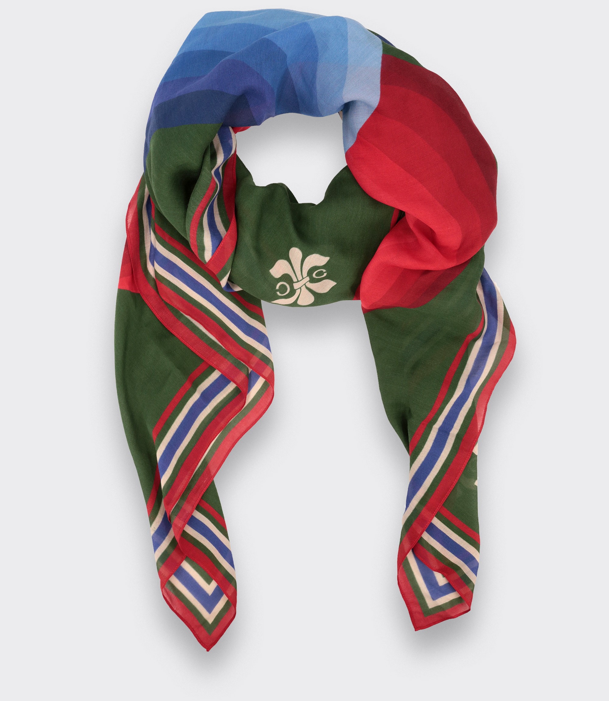 Khaki Cité Bergère Scarf - Cinabre Paris