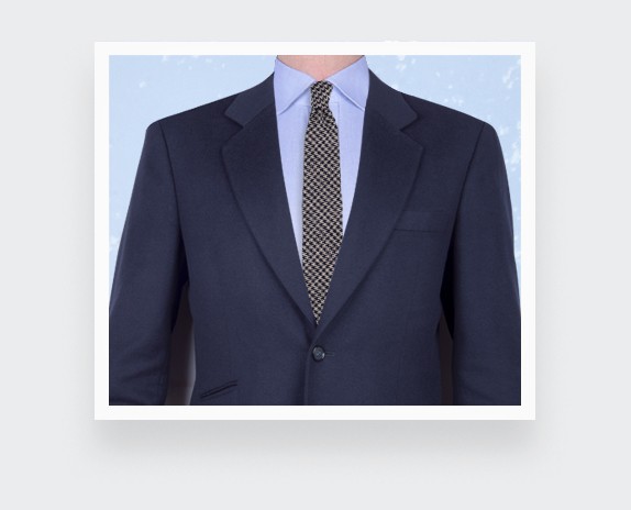 Made in France Grey Houndstooth Tie - Cinabre Paris