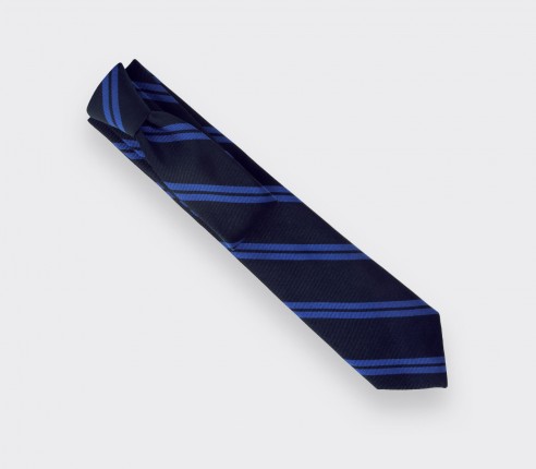 Navy blue and blue Club Tie - Cinabre Paris