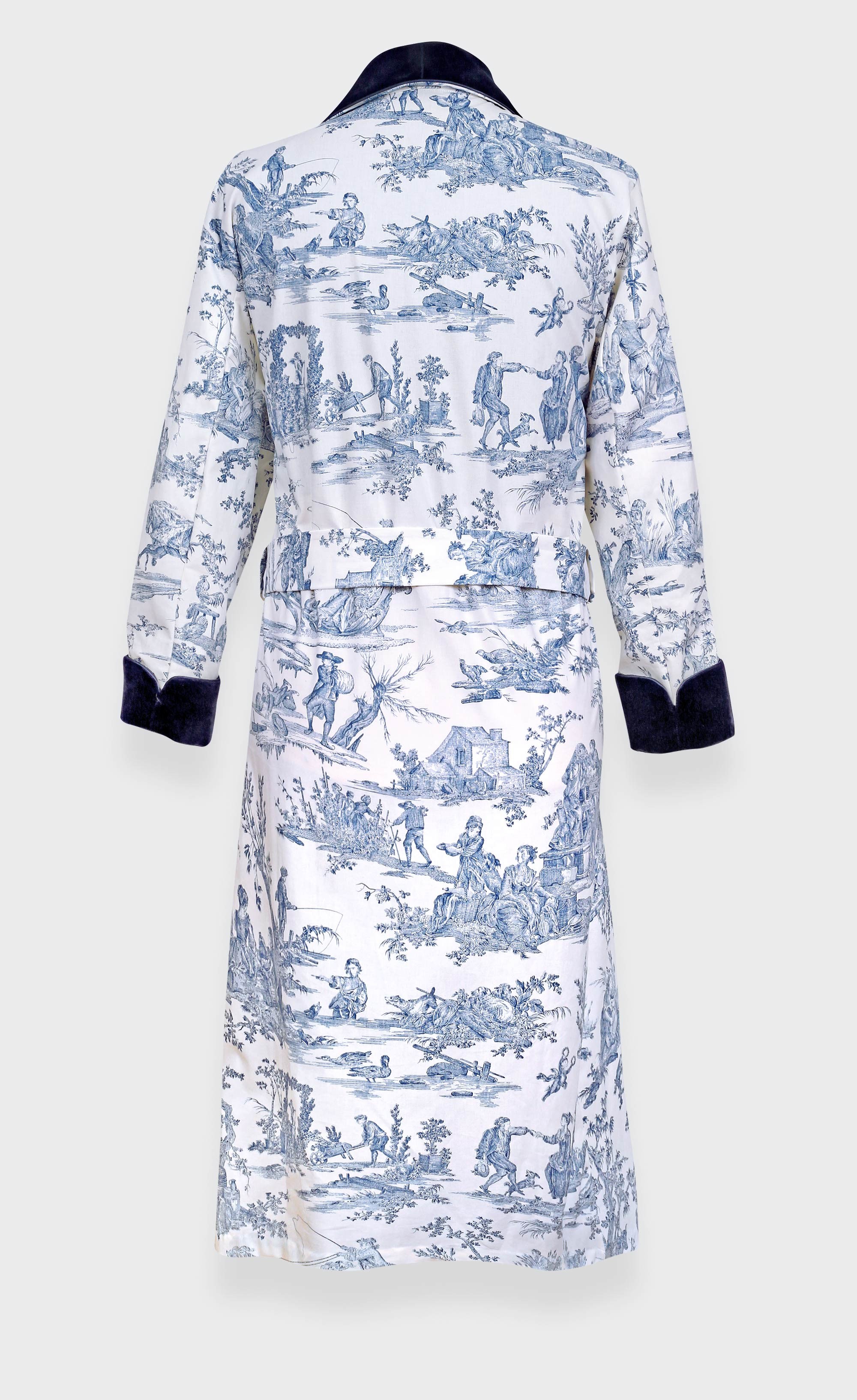 Toile de Jouy dressing gown - Cinabre Paris