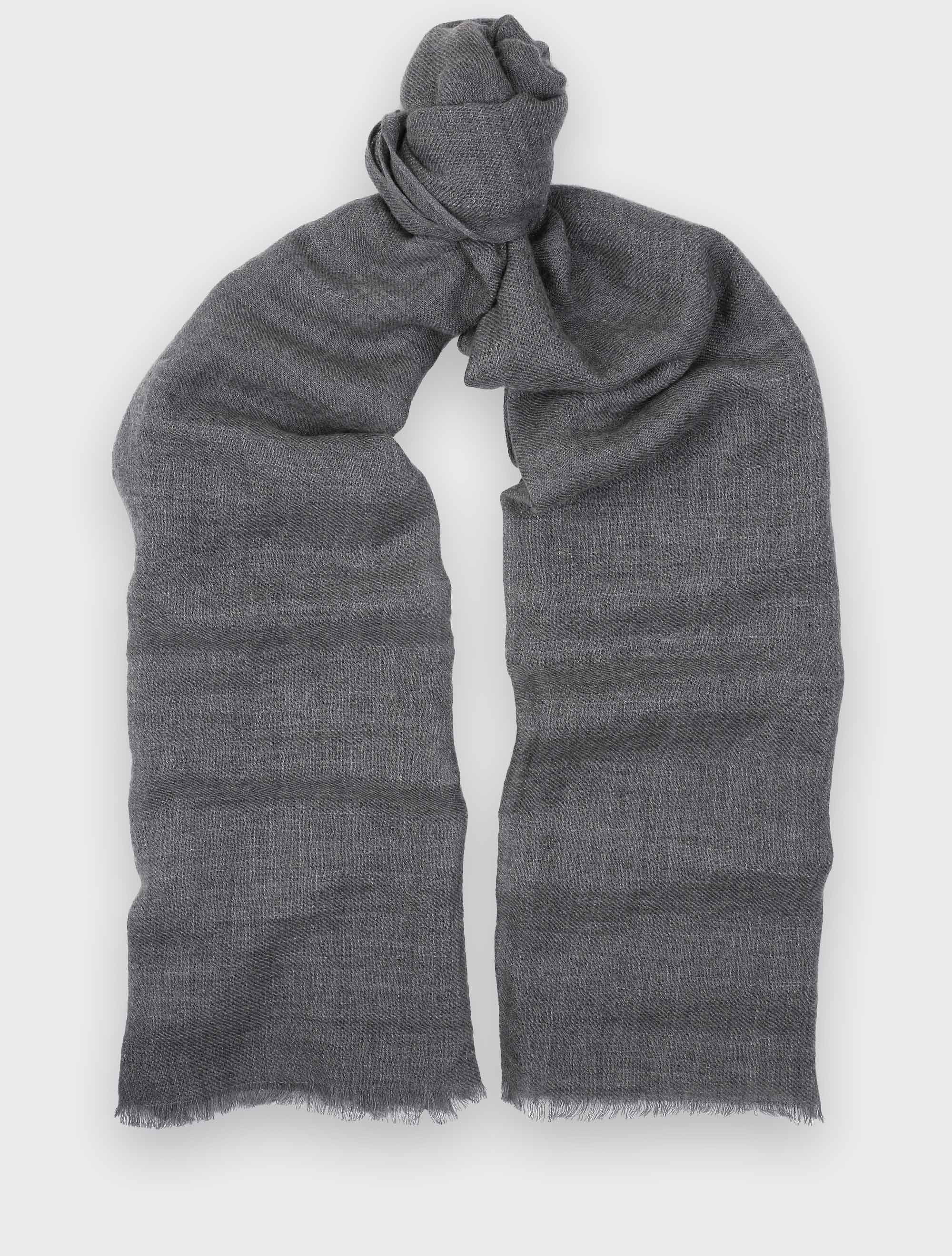 Foulard cachemire Gris Clair - Cinabre Paris