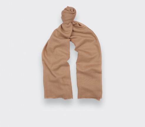 Camel Cashmere Scarf - Cinabre Paris