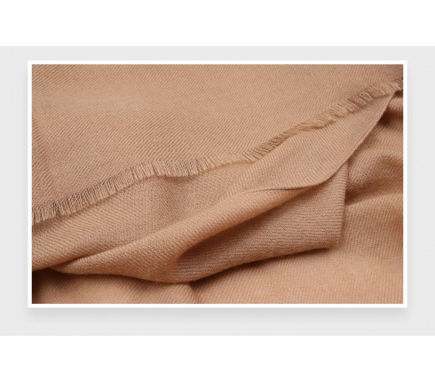 Camel Cashmere Giant Stole - Cinabre Paris