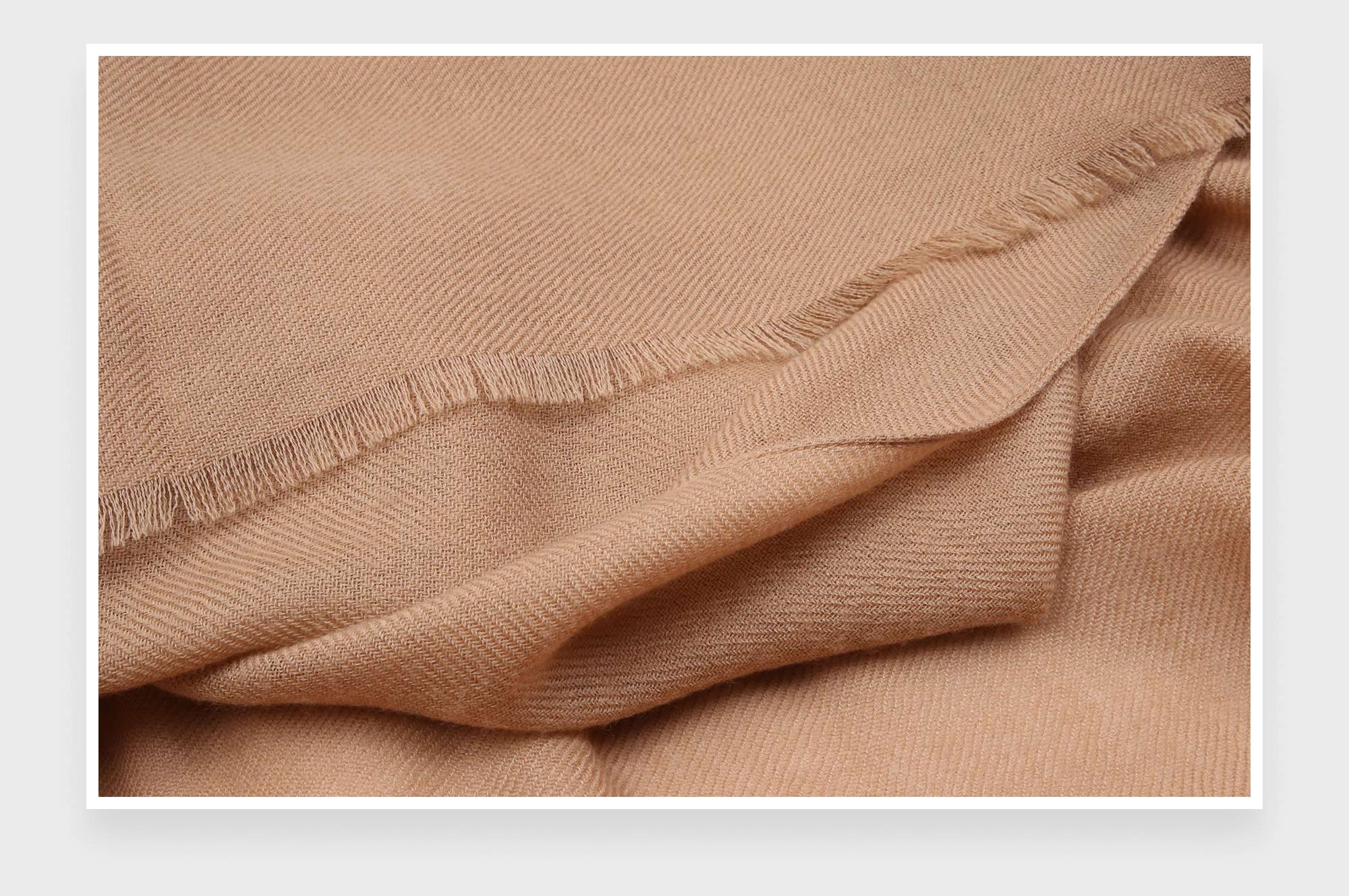 Camel Cashmere Giant Stole - Cinabre Paris