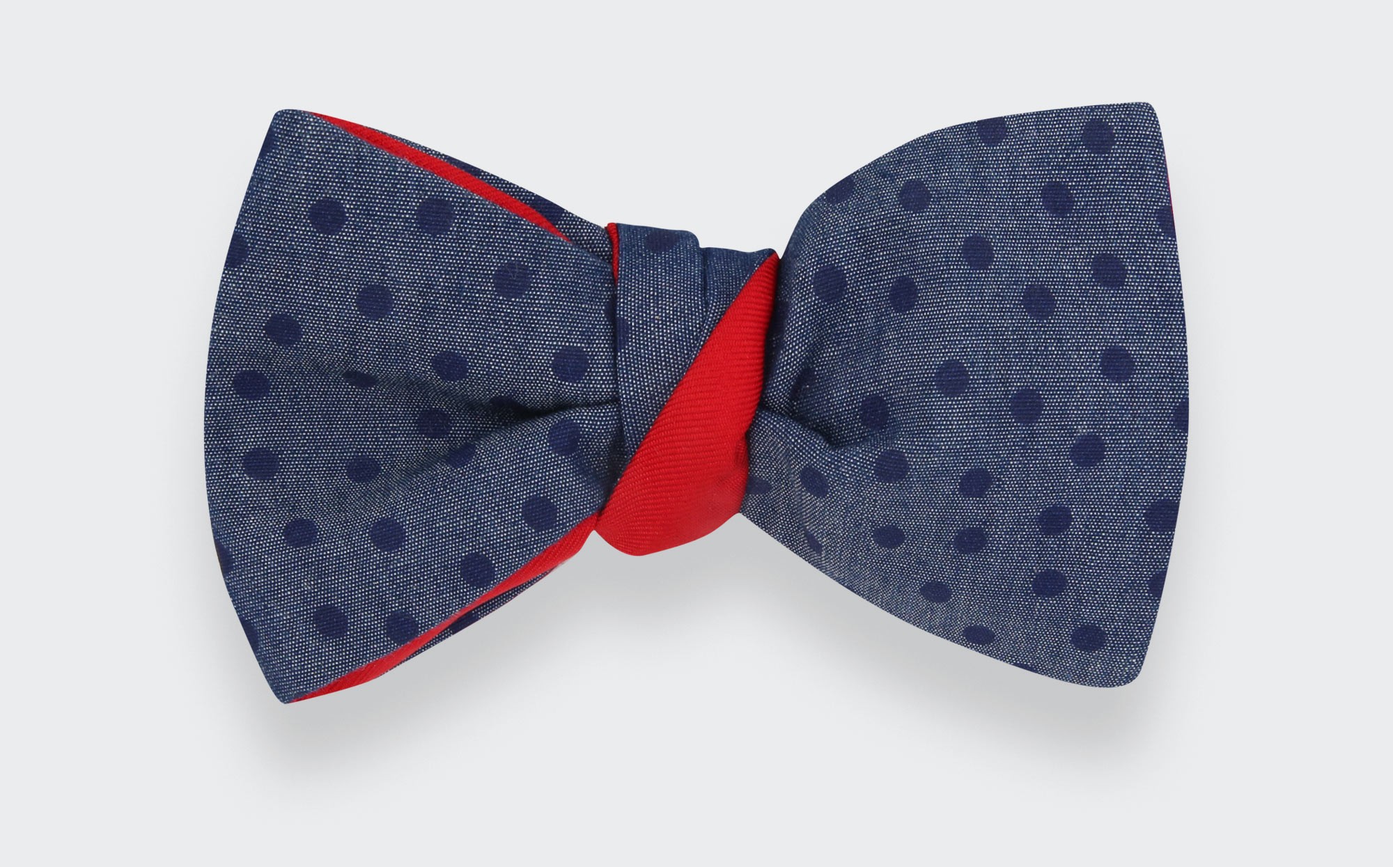 Blue Dots Bow Tie - Cinabre Paris