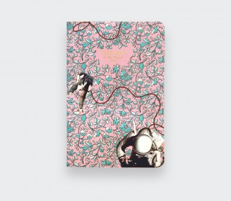 Spationaute pink pocket notebook