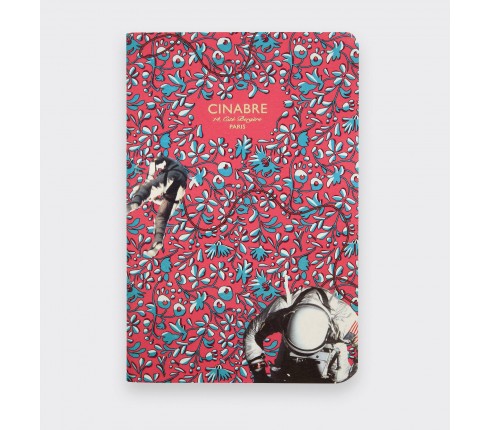 Spationaute Red Coral Pocket Notebook