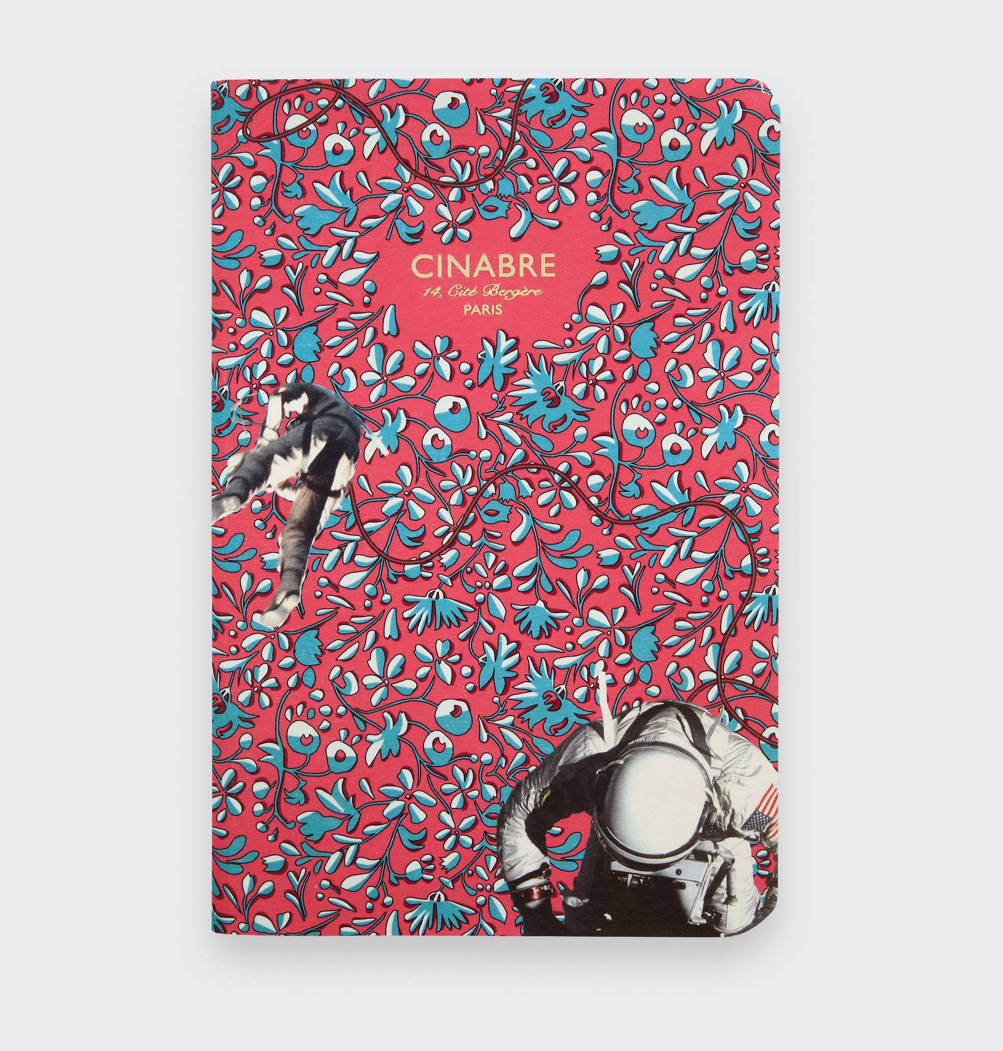 Spationaute Red Coral Pocket Notebook