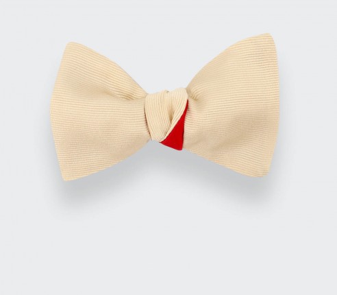 Serge Beige Bow Tie - Cinabre Paris