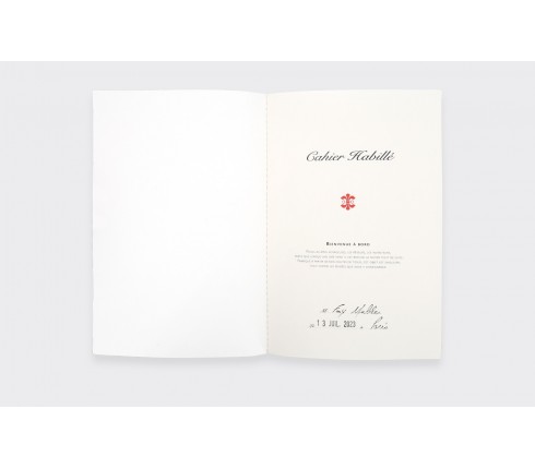 Plain Dressy Notebook - Cinabre Paris