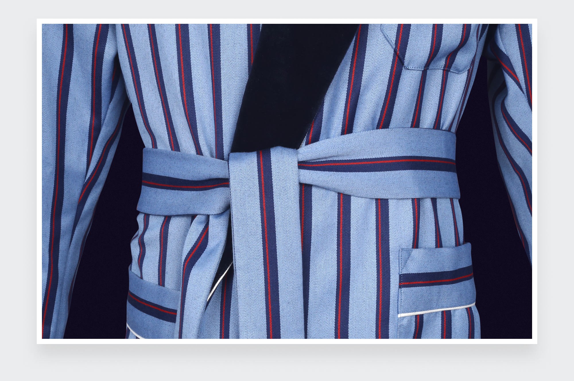 Blue Stripes Dressing gown