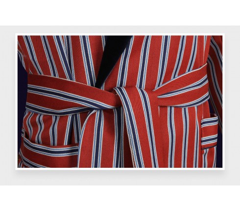 Red Stripes Dressing gown