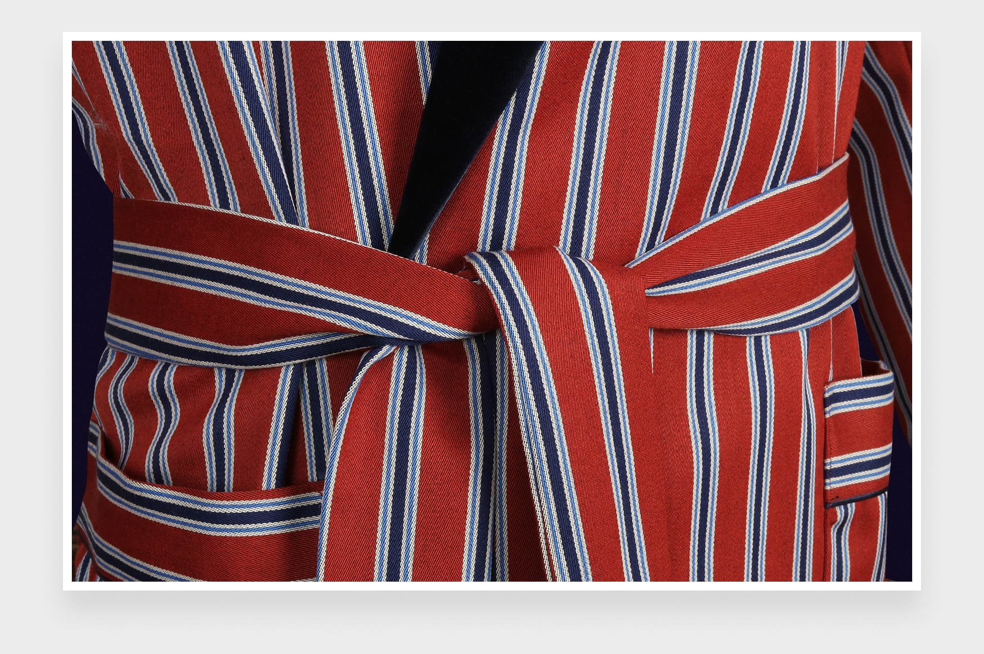 Red Stripes Dressing gown