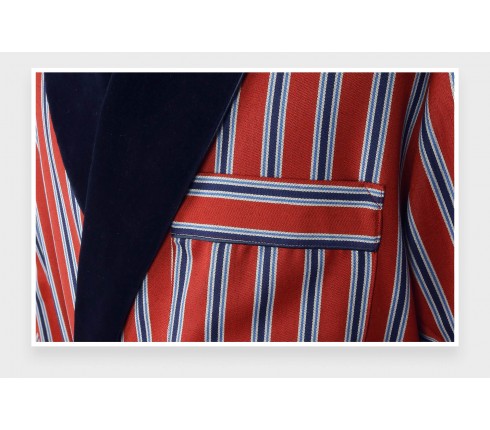 Red Stripes Dressing gown