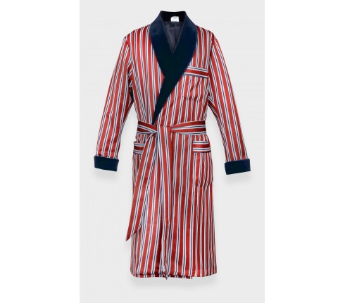 Red Stripes Dressing gown