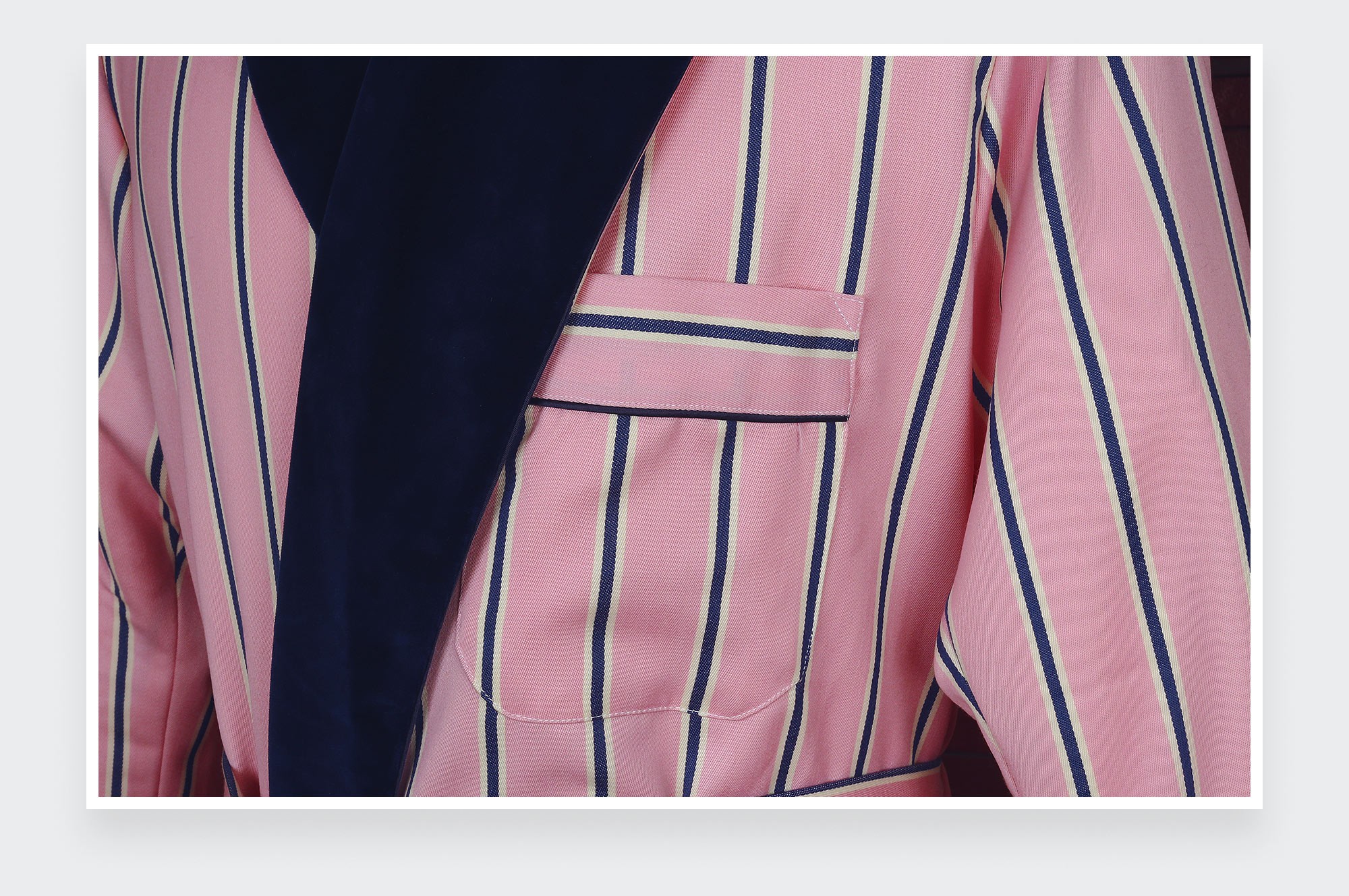 Pink Stripes Dressing gown