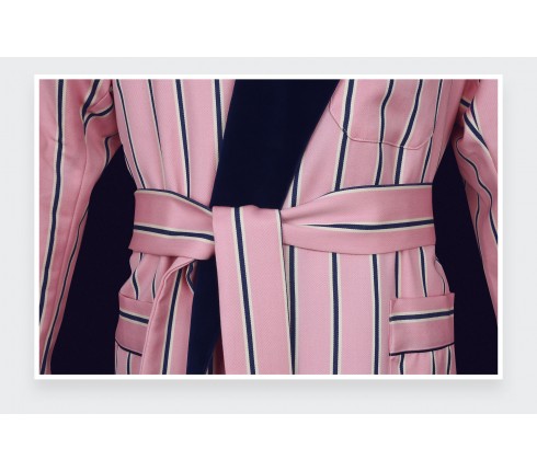 Pink Stripes Dressing gown