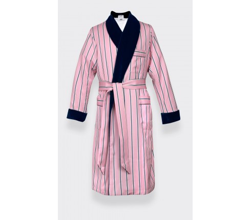 Robe de chambre Rayures Rose