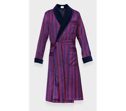 Robe de chambre Rayures Violettes