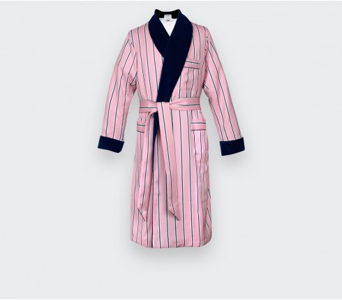 Robe de chambre Rayures Rose