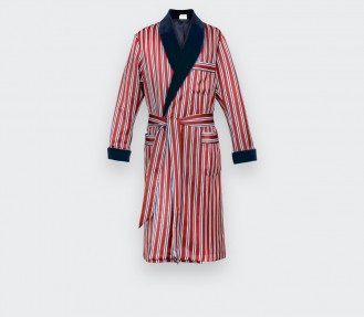 Red Stripes Dressing gown