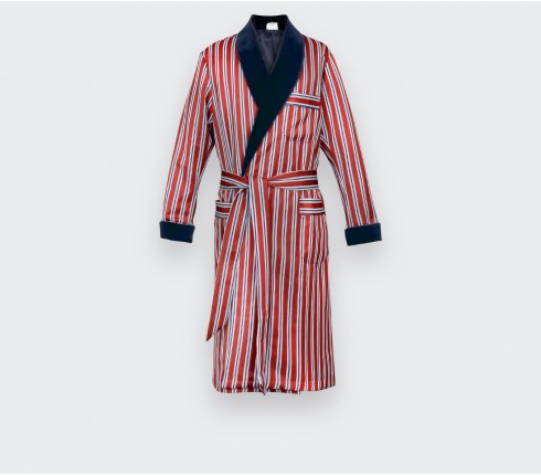 Red Stripes Dressing gown