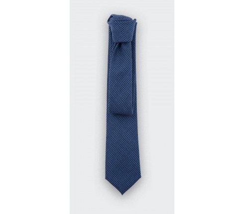 CINABRE - Tie - Solent Bleu - made in France