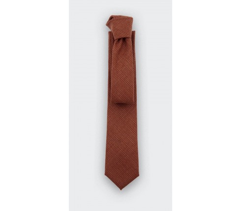 CINABRE - Tie - Solent Rouille - made in France