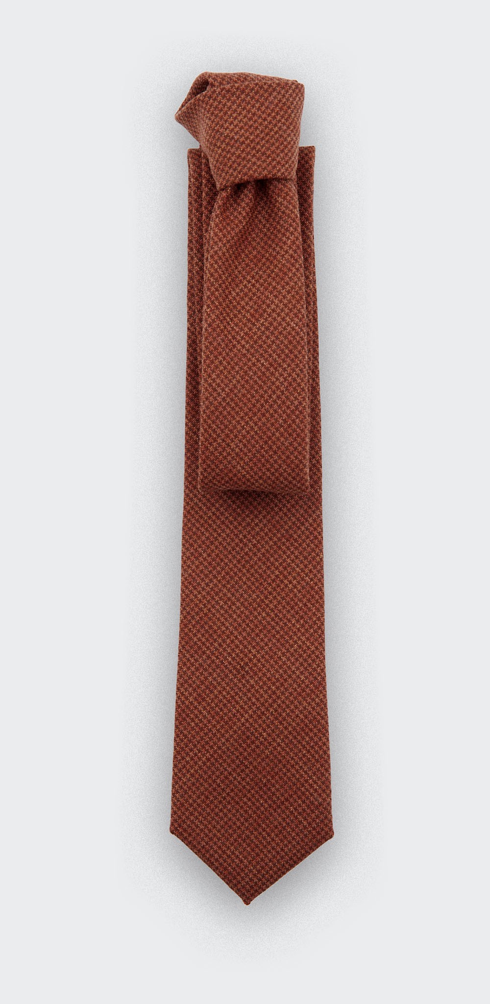 CINABRE - Tie - Solent Rouille - made in France