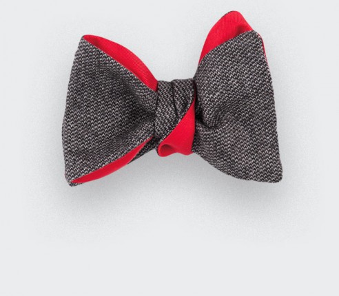 CINABRE Paris - Bow Tie - Carbone 01 - Made in France