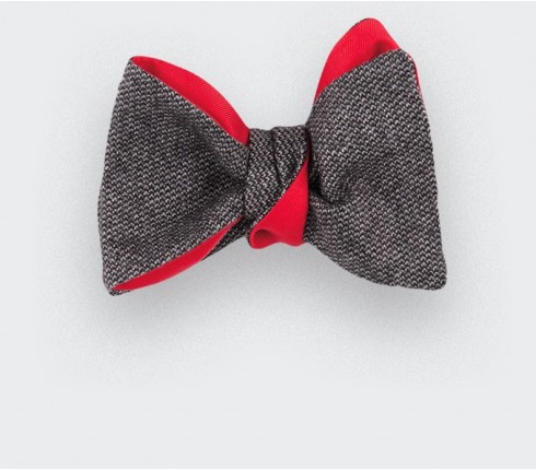 CINABRE Paris - Bow Tie - Carbone 01 - Made in France