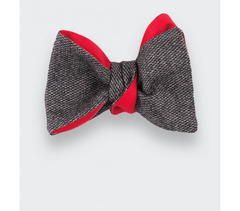 CINABRE Paris - Bow Tie - Carbone 01 - Made in France