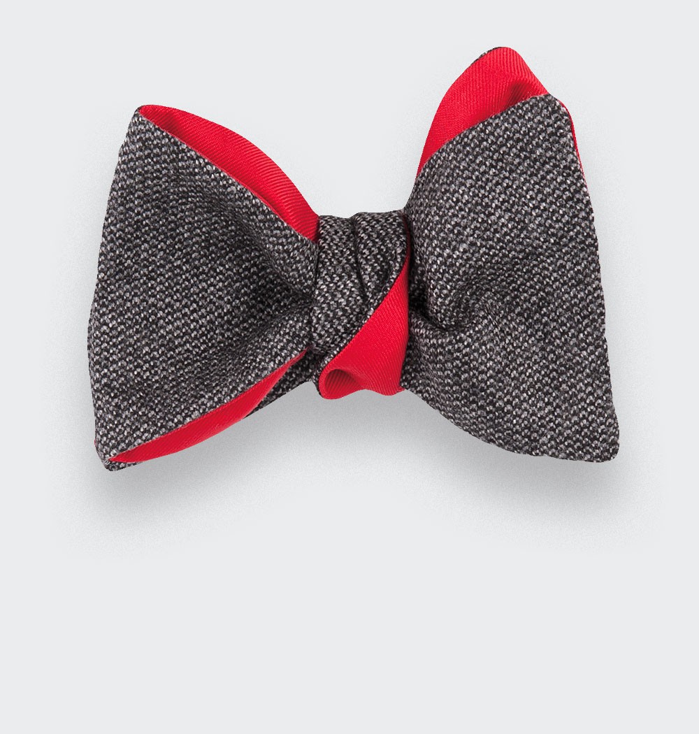 CINABRE Paris - Bow Tie - Carbone 01 - Made in France