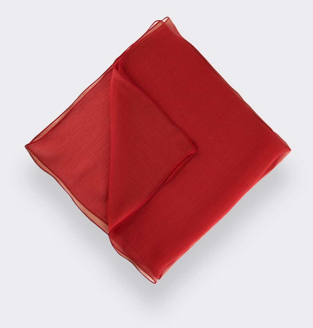 Pocket Square Voile Rouge