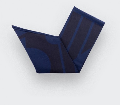 Night blue scarf - Made in France by Cinabre Paris