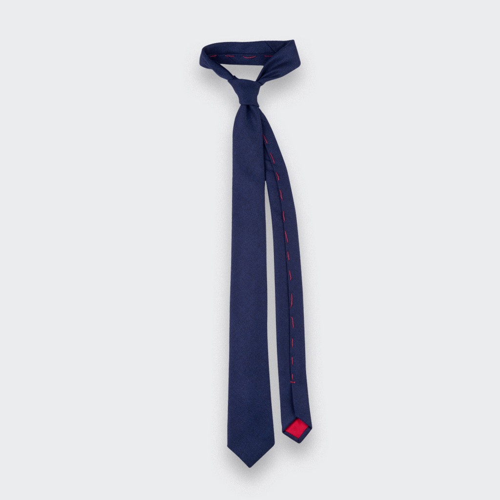 CINABRE Paris - Tie - Kevlar Marine - Made in France