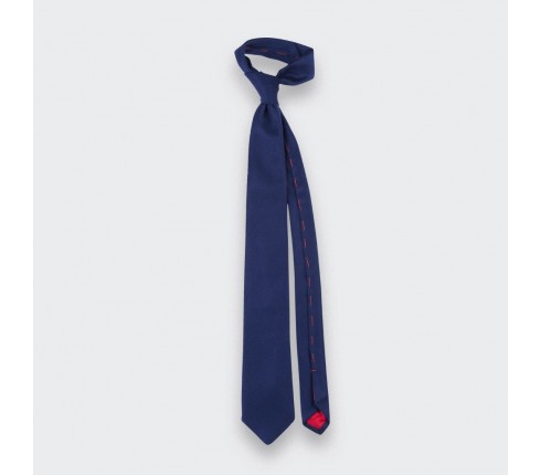 CINABRE Paris - Tie - Peau Bleu - Made in France