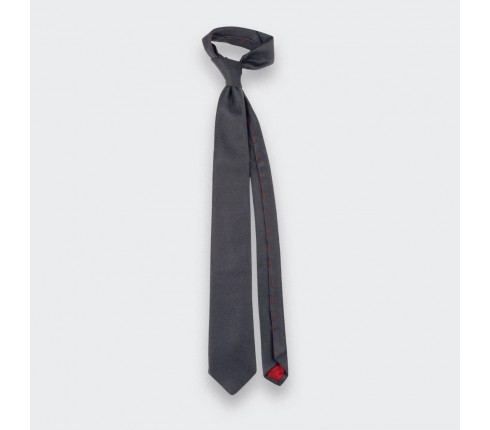 CINABRE Paris - Tie - Peau Gris - Made in France