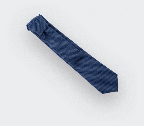 CINABRE - Tie - Solent Bleu - made in France