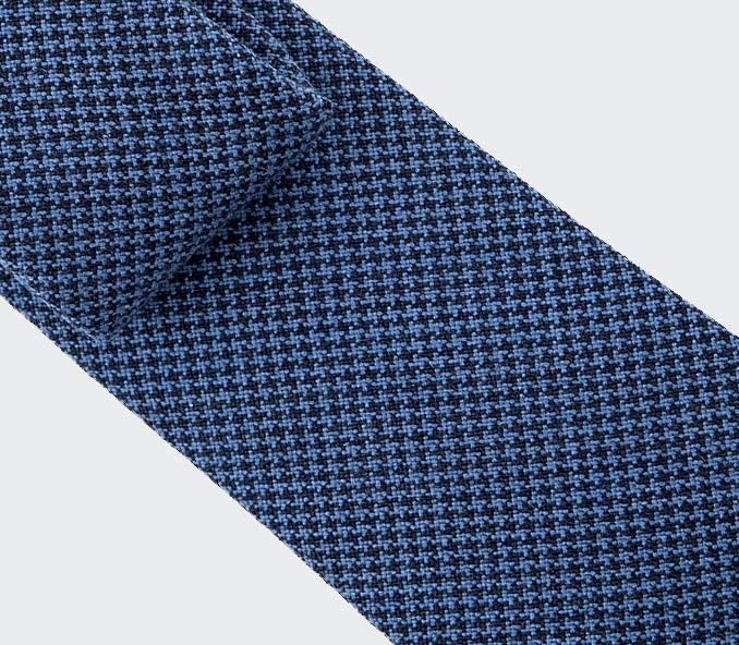 CINABRE - Tie - Solent Bleu - made in France