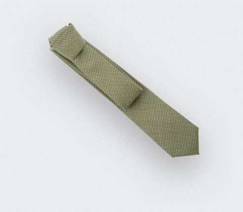 CINABRE - Tie - Solent Green - made in France