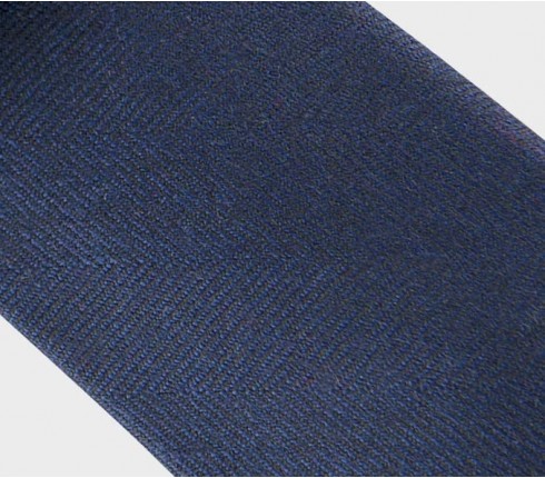 CINABRE - Tie - Chevron Marine - made in France