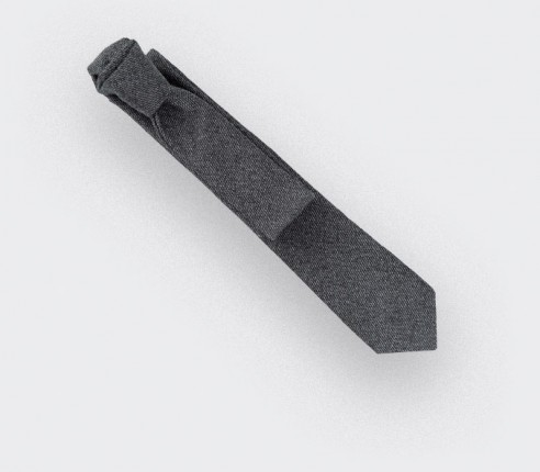 CINABRE Paris - Tie - Kevlar Gris - Made in France